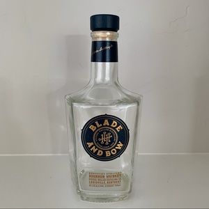 Empty Blade and Bow KY Bourbon Whiskey Bottle